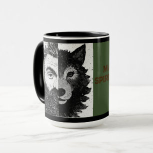 Approachable Wolf : Half Wolf ( Faith Edition) Mug