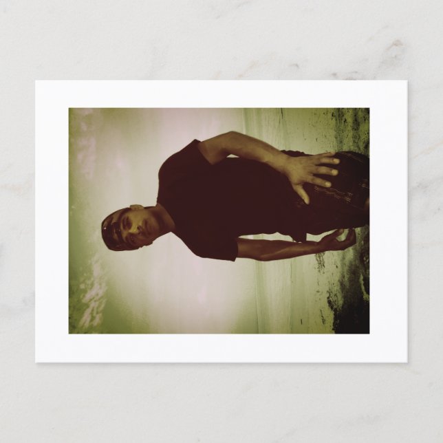 Approachable Wolf Post Card Print (Front)