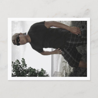 Approachable Wolf Post Card Print