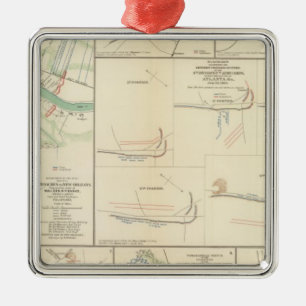 Approaches to New Orleans Metal Ornament