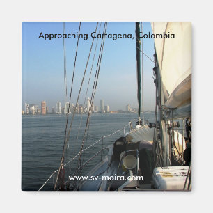 Approaching Cartagena, Colombia Magnet