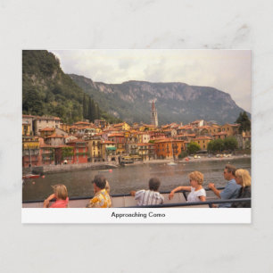Approaching Como Postcard