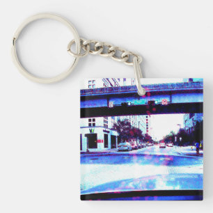Approaching Hogan Street Keychain