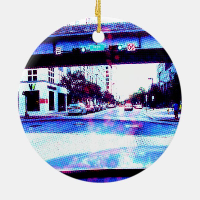 Approaching Hogan Street Ornament (Back)