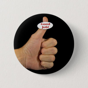 Approval 2 Inch Round Button