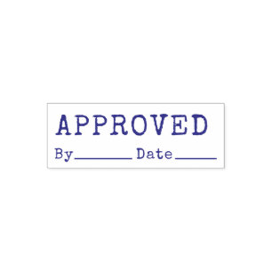 Approved Bookkeeping Quality Signature Name Self-inking Stamp