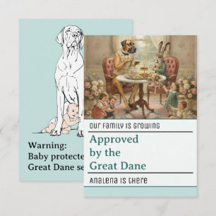 Approved by the Great Dane  Enclosure Card