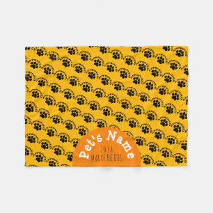 Approved Chinese Dog Year 2018 Name Blanket