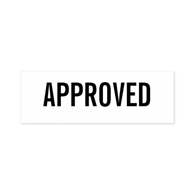 APPROVED label Self-inking Stamp (Design)