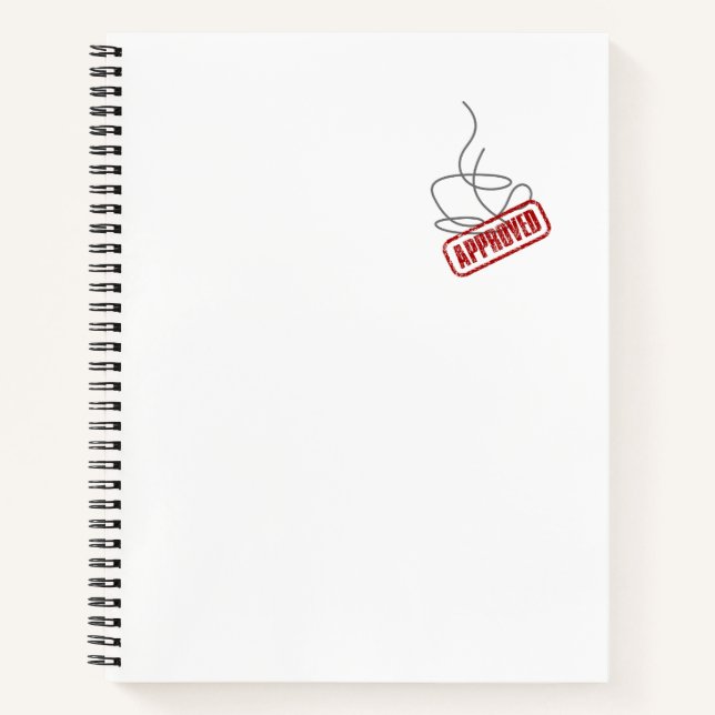 Approved – Minimalist Notebook (Front)