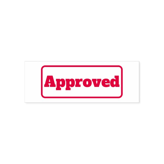 Approved Office Business Self Inking Stamp (Design)