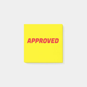 APPROVED POST-IT NOTES
