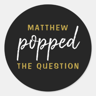 Appuyez sur le sticker du Mariage des questions