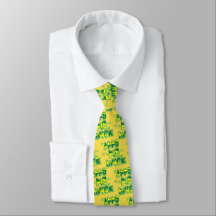 'Appy As A Pig in Muck Yorkshire Phrase Tie