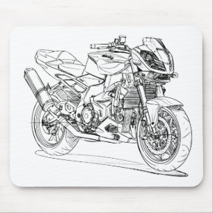 Apr Tuono2009 Mouse Pad