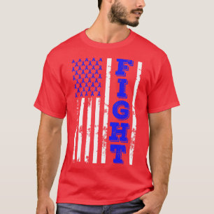 Apraxia Awareness Fight American Flag 4th Of July T-Shirt