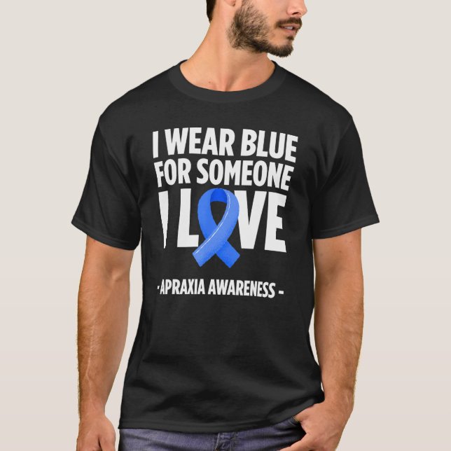 Apraxia Awareness Survivor Love Warrior T-Shirt (Front)