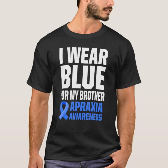 Apraxia Awareness Survivor Wear Warrior 5 T-Shirt (Front)