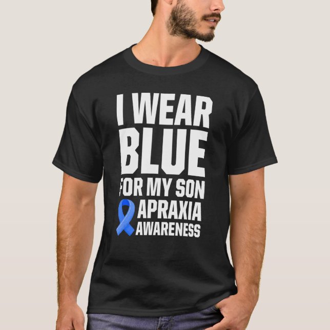 Apraxia Awareness Survivor Wear Warrior T-Shirt (Front)