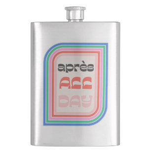 Après All Day 70s Retro Striped Type Classic Flask