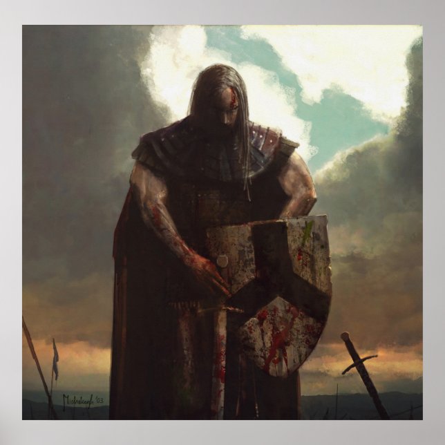 Après la bataille - affiche du guerrier (Devant)