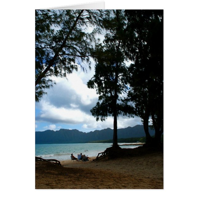 Après-midi à la plage de soufflets (Devant)