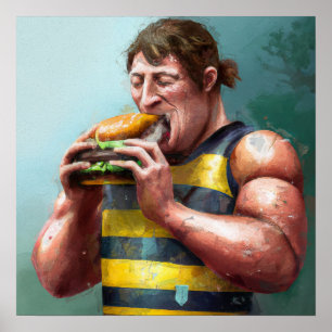 Après Rugby - Rugby Painting Print