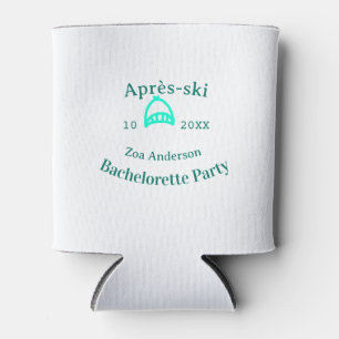Après-ski bachelorette party turquoise hat name da can cooler