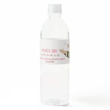 Après Ski Bachelorette Party Water Bottle Label