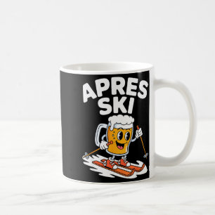 Apres ski beer mug skiing funny winter vacation Ap