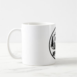 Après Ski Beer & Skier Winter Mountain Sticker Coffee Mug