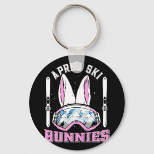 Apres-ski Bunnies Snow Bunny Skiers Women Ski Part Keychain
