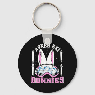 Apres-ski Bunnies Snow Bunny Skiers Women Ski Part Keychain