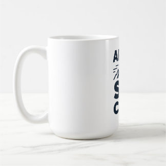 Apres Ski Club Mountain Logo - Custom Mens Winter Coffee Mug