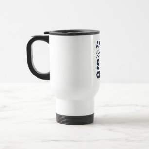 Apres Ski Club Mountain Logo - Custom Mens Winter Travel Mug