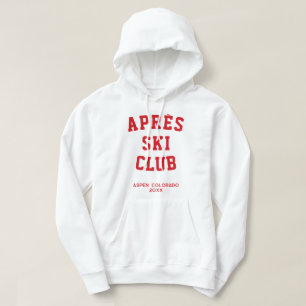 Après ski Club Winter Ski trip Matching Group Ski Hoodie