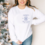 Apres Ski Club Winter Snow Ski Bachelorette Party Sweatshirt<br><div class="desc">Personalized Apres Ski Club Winter Ski Bachelorette Party Sweatshirt</div>