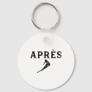 Apres Ski Coach Skiing Instructor Skier Keychain