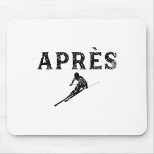 Apres Ski Coach Skiing Instructor Skier Mouse Pad