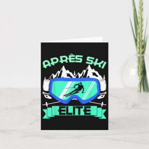 Apres Ski Elite Skiing Snowboarding Ski Bunny Ski Card