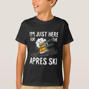 Apres Ski Funny Skier Winter Sport Skiing Gift  T-Shirt
