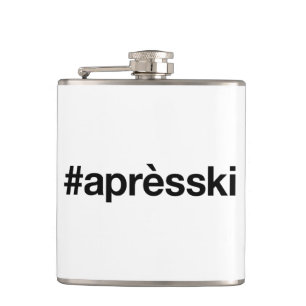 APRES SKI Hashtag Hip Flask