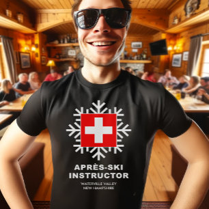 Apres-Ski Instructor Funny Ski Resort T-Shirt