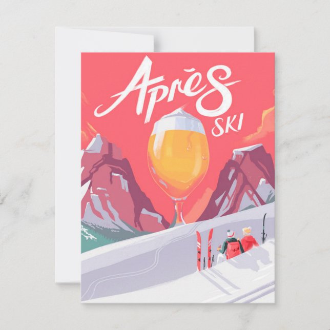 Apres Ski Invitation (Front)