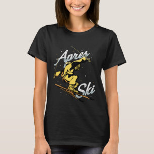 Apres Ski Party Skiing Ski Mountains  Ski Rider T-Shirt