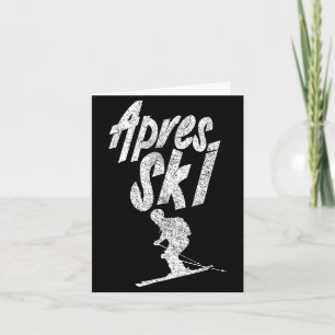 Apres ski party squad crew skiing beer skierApres Card