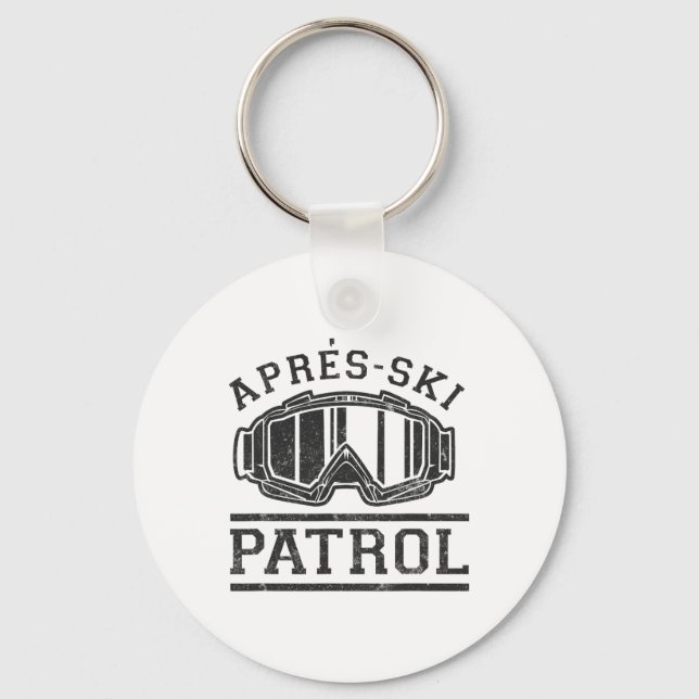 Apres Ski Patrol  Keychain (Front)