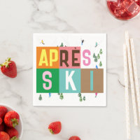 Après-ski Retro Skiers Colour Block 