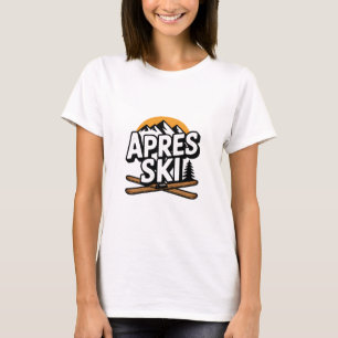 Après Ski Vintage Winter Lodge Design T-Shirt