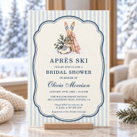 Apres Ski Winter Skiing Bridal Shower